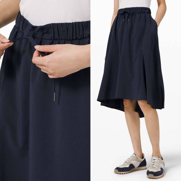 Lululemon Time to Flounce Skirt 10, Black - Picture 2 of 11